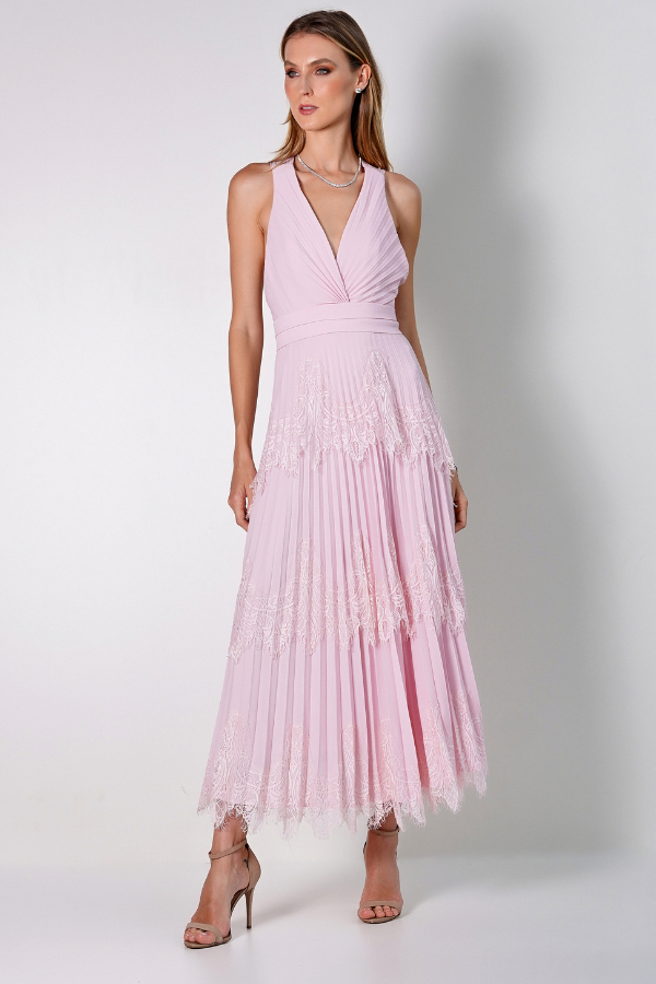VESTIDO MIDI EM RENDA UNITY SEVEN
