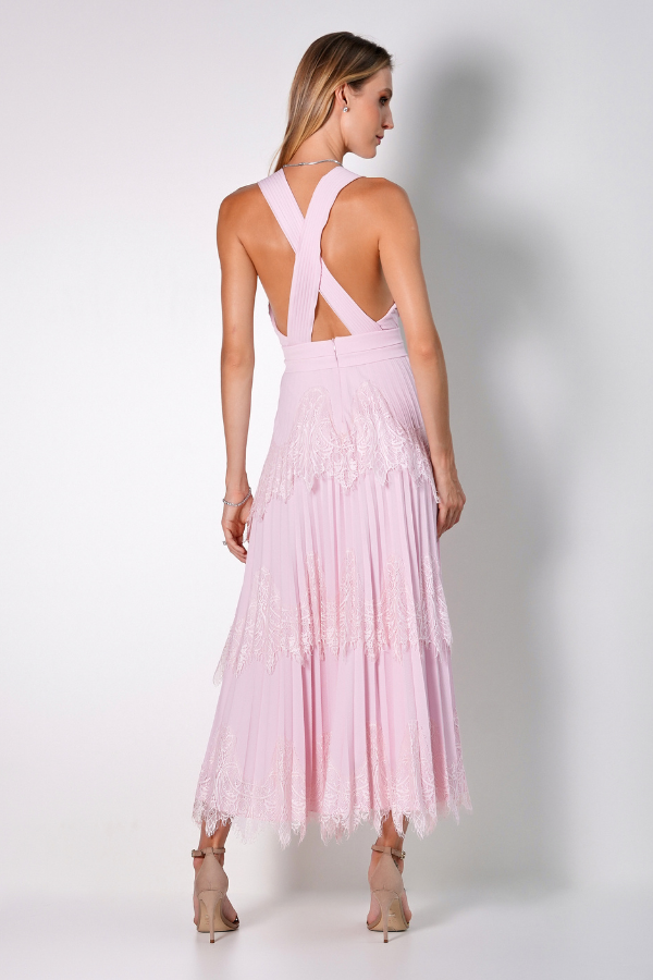 VESTIDO MIDI EM RENDA UNITY SEVEN
